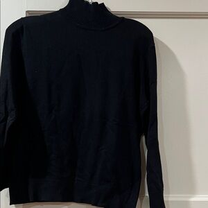 Black Turtleneck Sweater for a woman